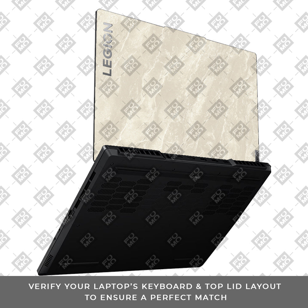 Textured Marble Lenovo Legion 5 15ARP8 Laptop Skin