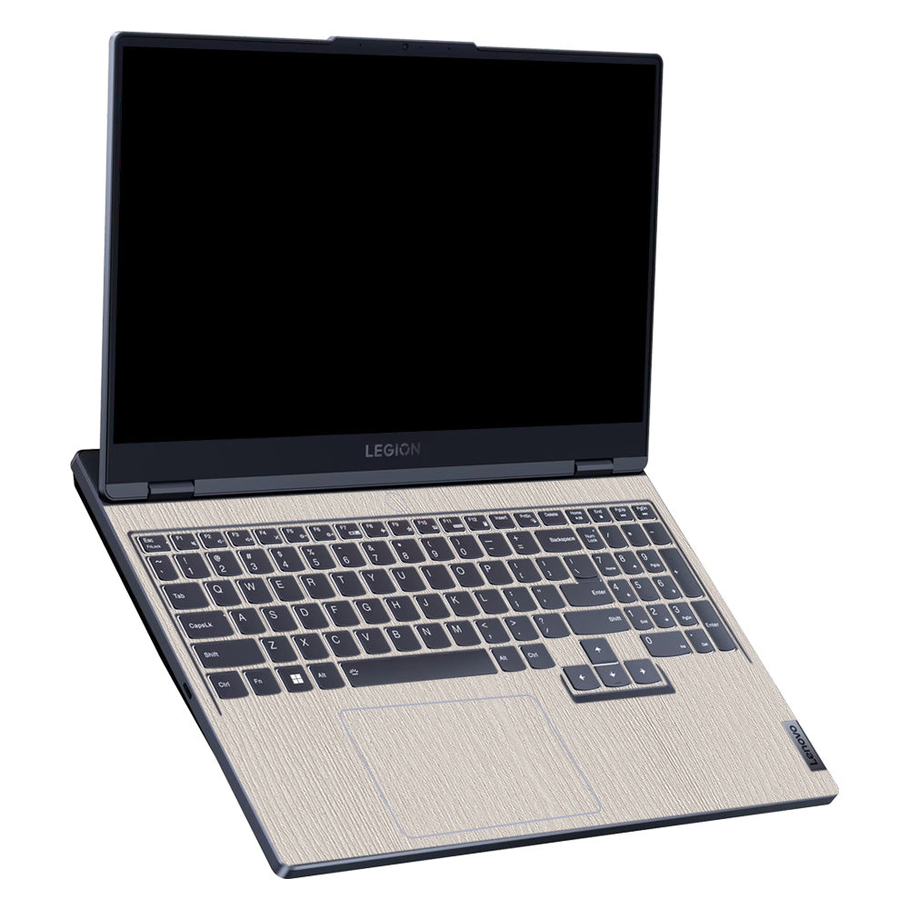 Textured White Wood Lenovo Legion 5 15IRX9 Laptop Skin