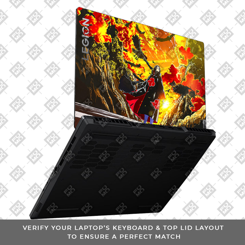 Itachi with Flock of Crows Lenovo Legion 5 15ARP8 Laptop Skin