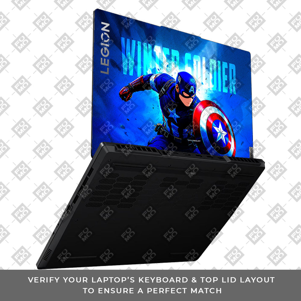 Shield of Justice Captain America Lenovo Legion 5 15ARP8 Laptop Skin