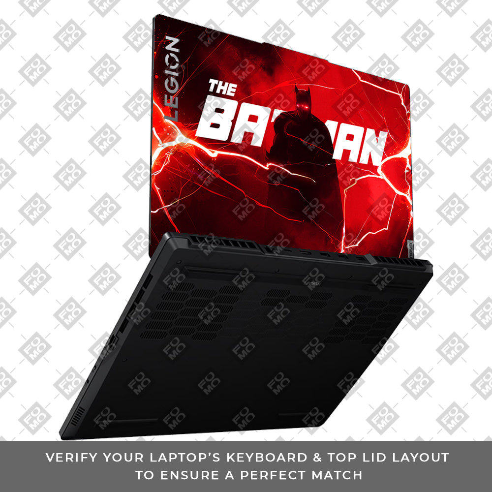 Red Rage Batman Lenovo Legion 5 15ARP8 3D Laptop Skin