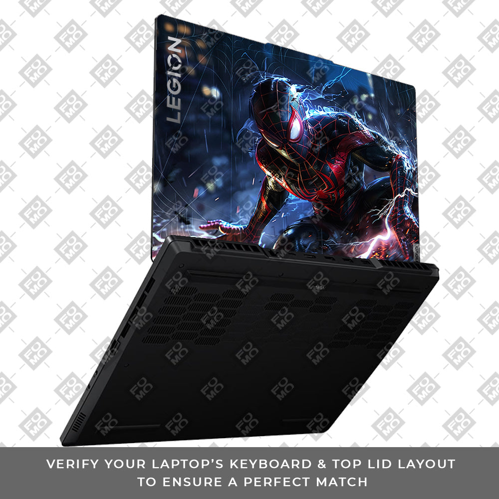 Miles Morales Shockwave Lenovo Legion 5 15ARP8 Laptop Skin