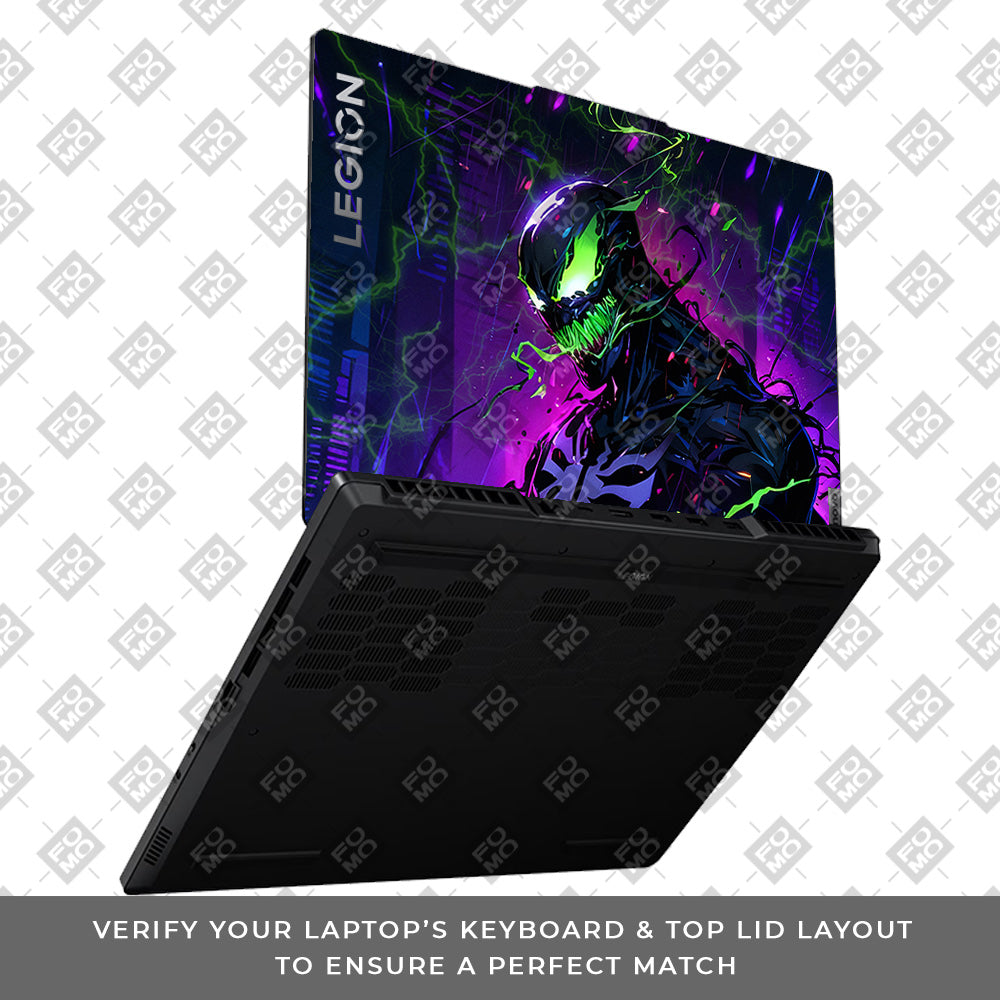 Venom Chaos Surge Lenovo Legion 5 15ARP8 Laptop Skin