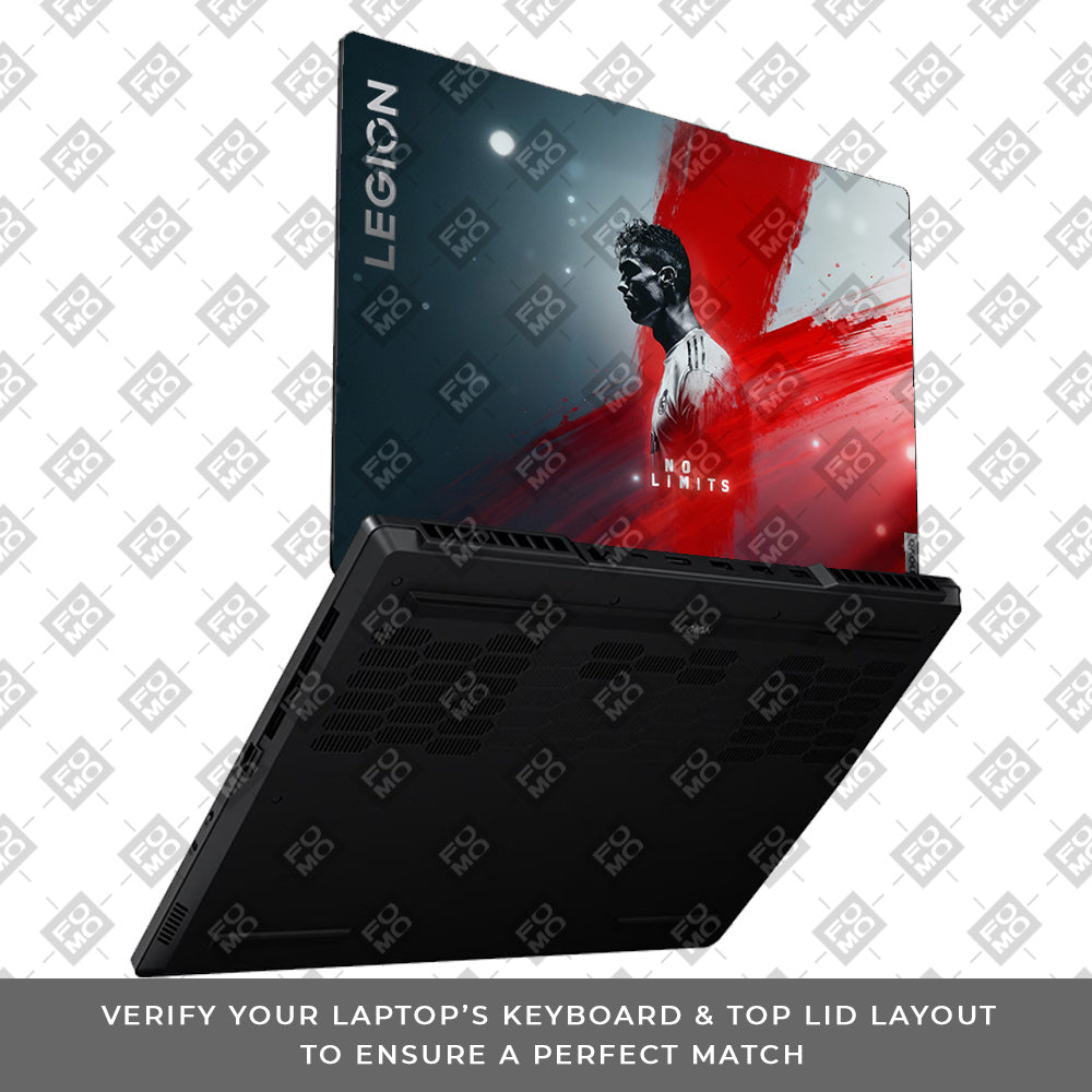 No Limits Ronaldo Spirit Lenovo Legion 5 15ARP8 Laptop Skin