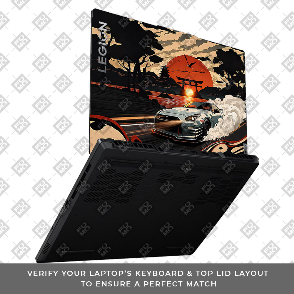Samurai Rising Sun GTR Lenovo Legion 5 15ARP8 Laptop Skin