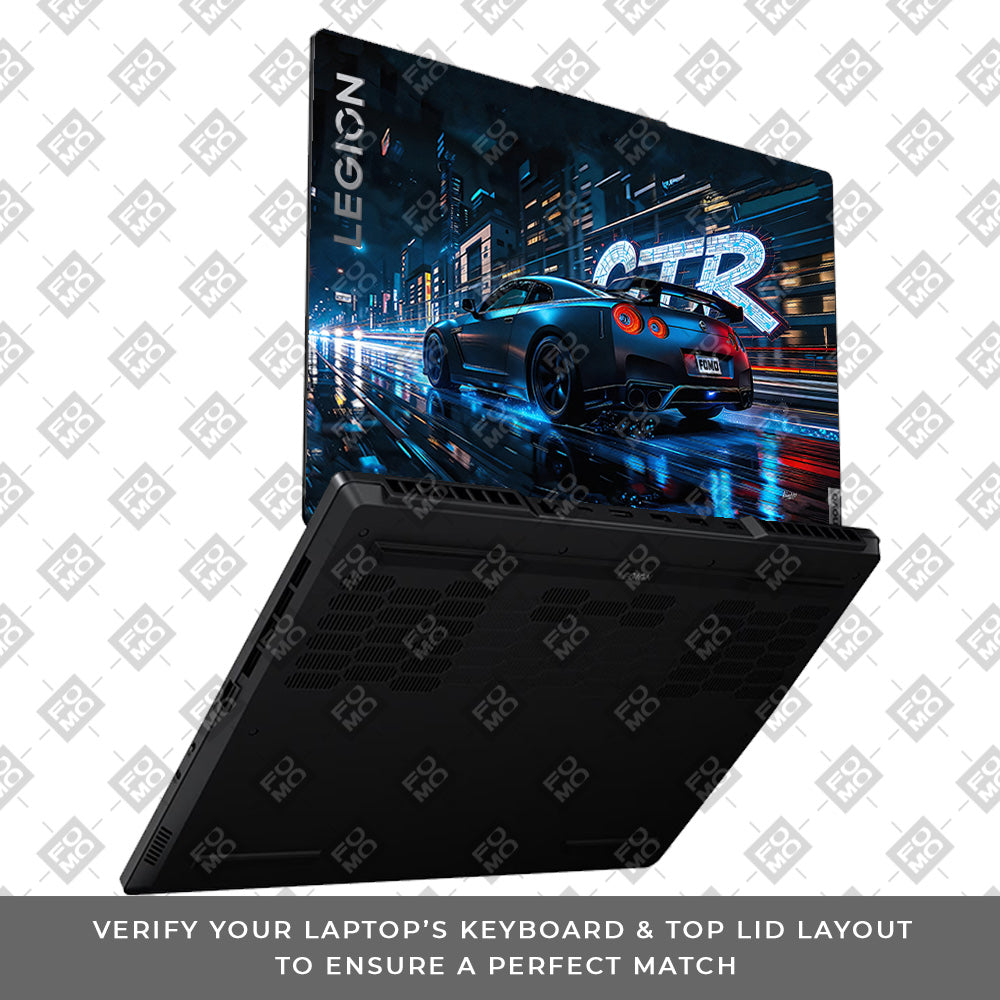 Neon GTR Nights Lenovo Legion 5 15ARP8 Laptop Skin