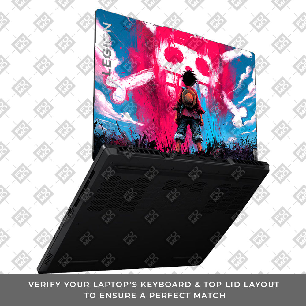 Straw Hat Graffiti One Piece Lenovo Legion 5 15ARP8 Laptop Skin