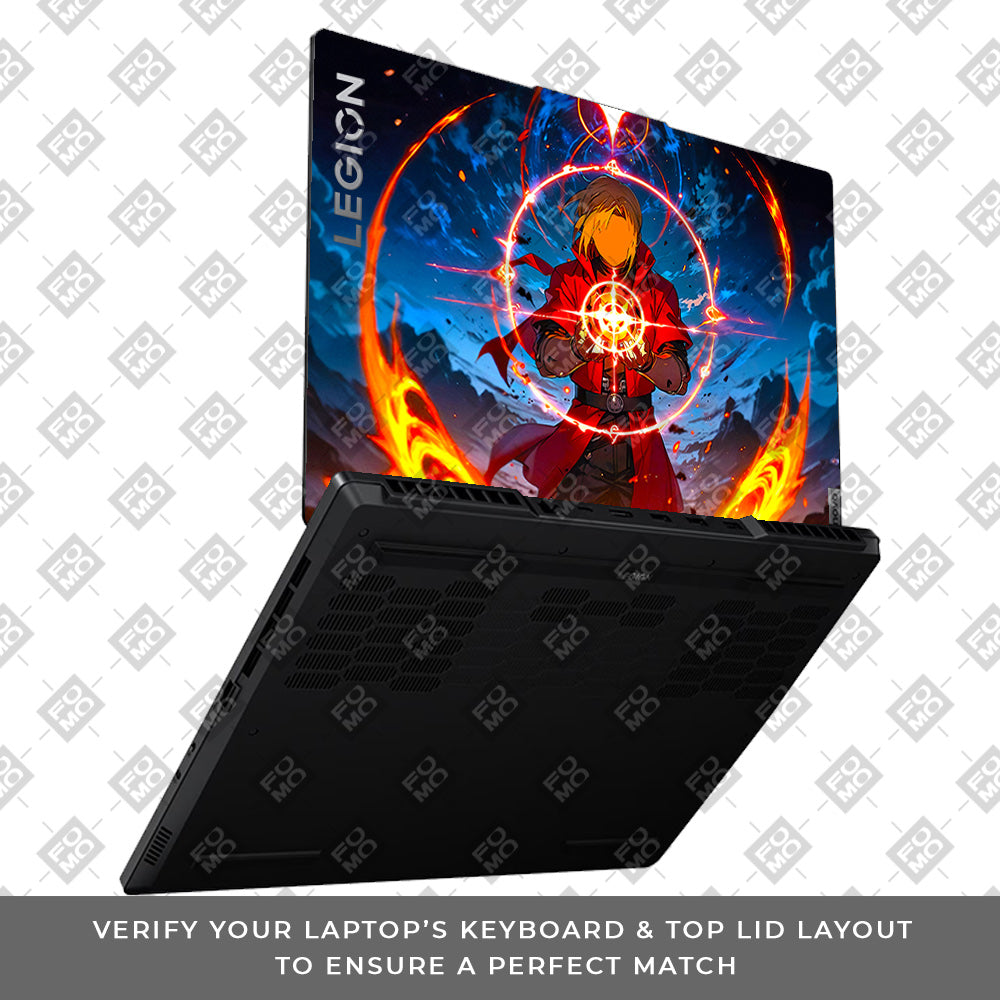 Edward Elric Fullmetal Alchemist Lenovo Legion 5 15ARP8 Laptop Skin