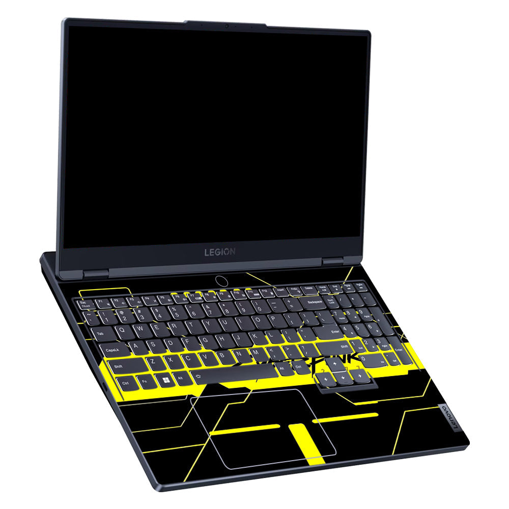 Cyberpunk Yellowline Grid Lenovo Legion 5 15ARP8 Laptop Skin