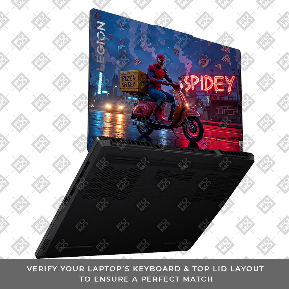 Pizza Spidey Lenovo Legion 5 15ARP8 Laptop Skin