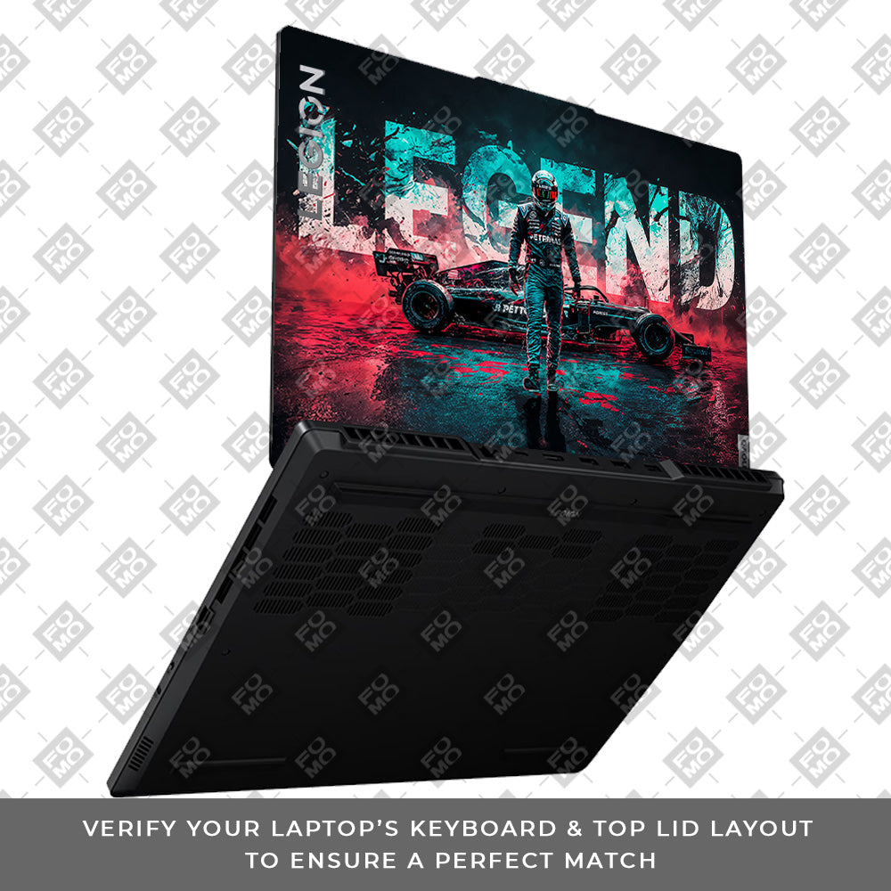 F1 Legend Racer Lenovo Legion 5 15ARP8 Laptop Skin