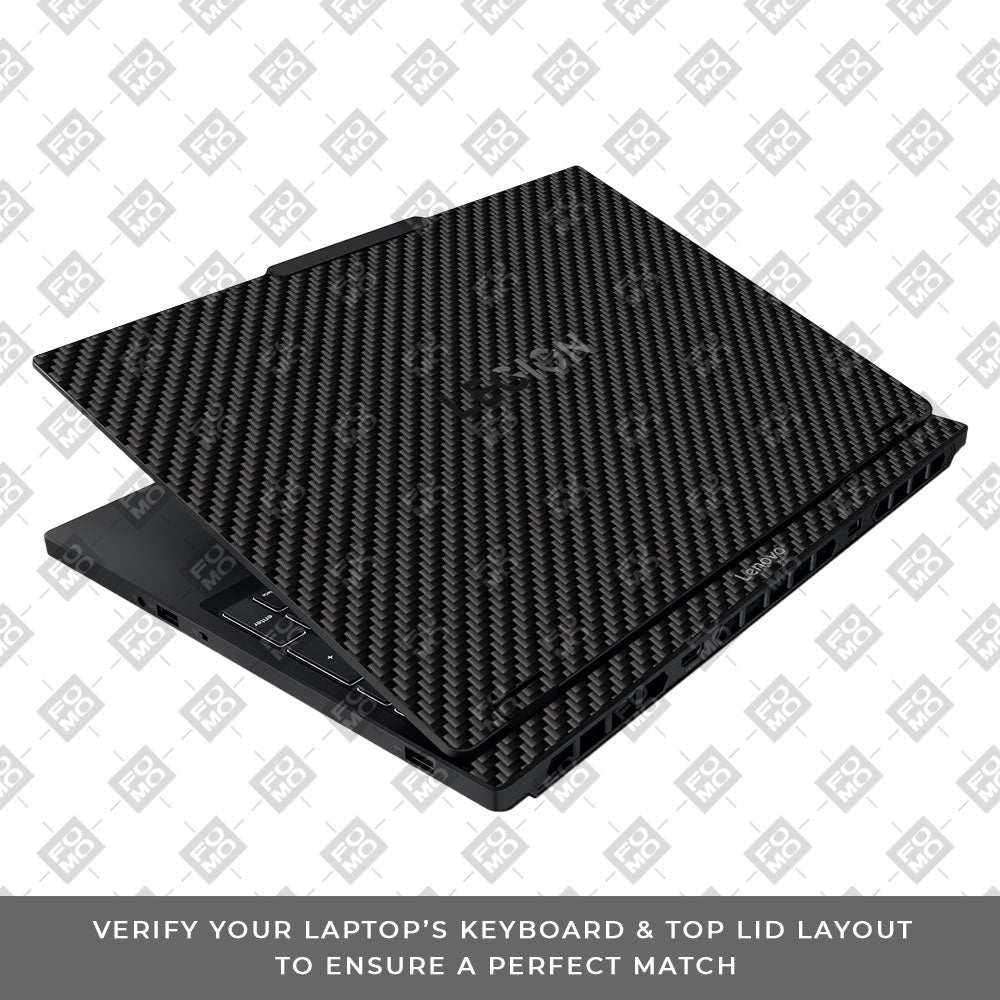 Textured Carbon Fibre Lenovo Legion 5 15IAX10 Laptop Skin