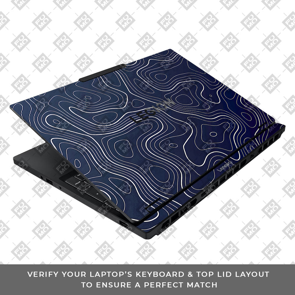 Fluid Lines Design Lenovo Legion 5 15IAX10 Laptop Skin