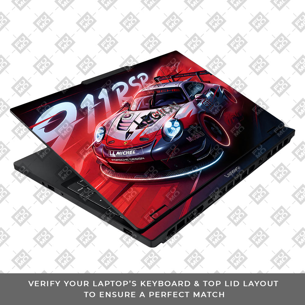 Porsche 911 RSR Lenovo Legion 5 15IAX10 Laptop Skin