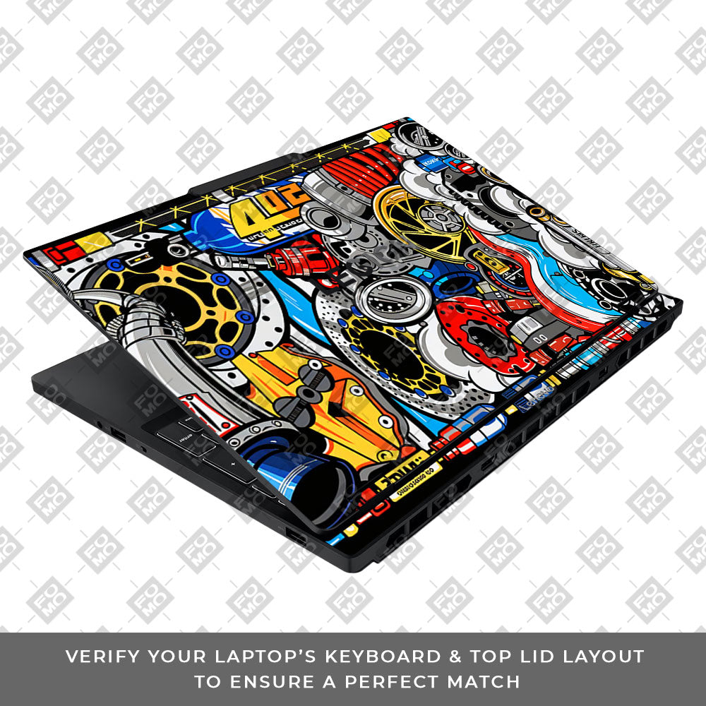 Mechanical Chaos Lenovo Legion 5 15IAX10 Laptop Skin
