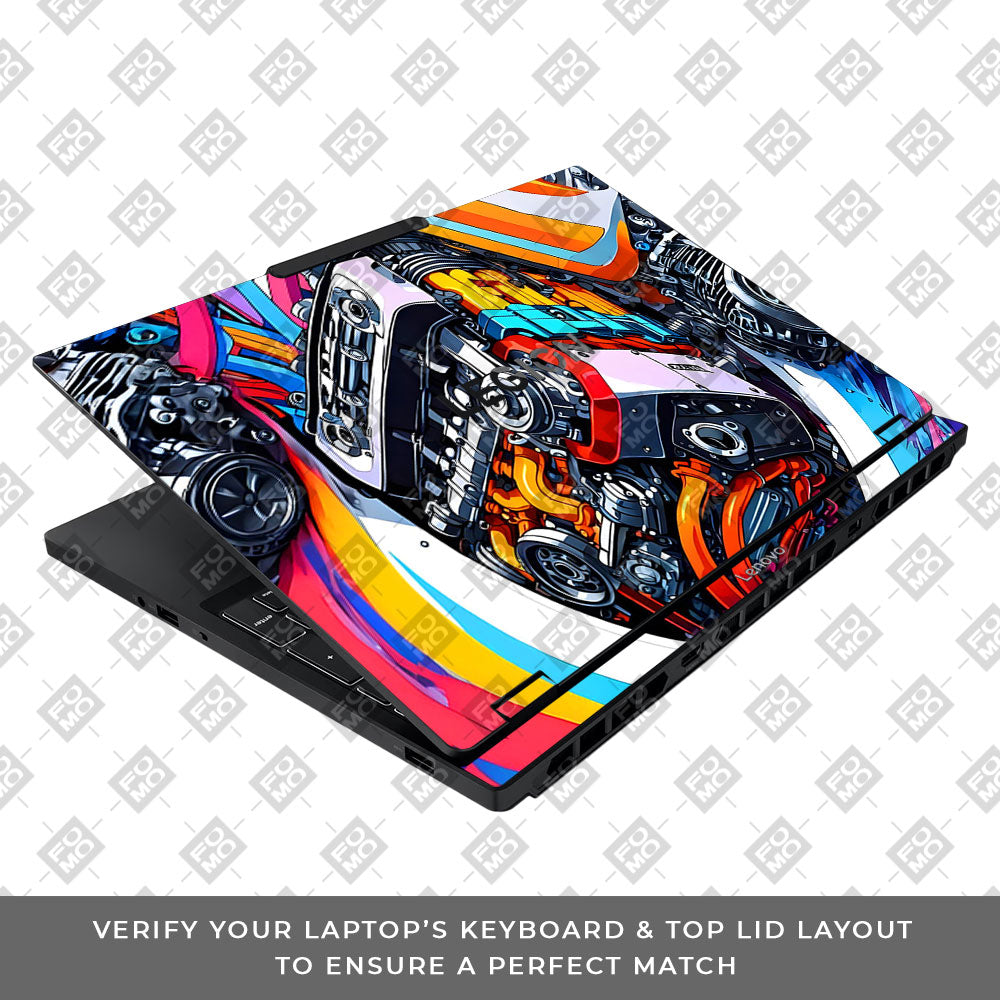 Power in Motion Lenovo Legion 5 15IAX10 Laptop Skin