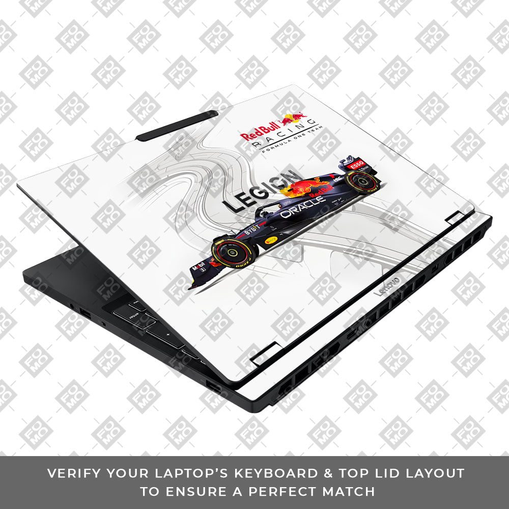 Red Bull Racing in Action Lenovo Legion 5 15IAX10 Laptop Skin