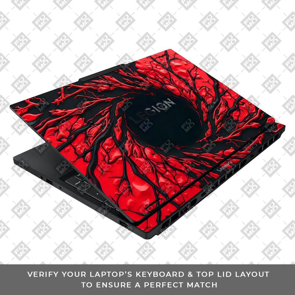 Spiderman Web Red Lenovo Legion 5 15IAX10 Laptop Skin