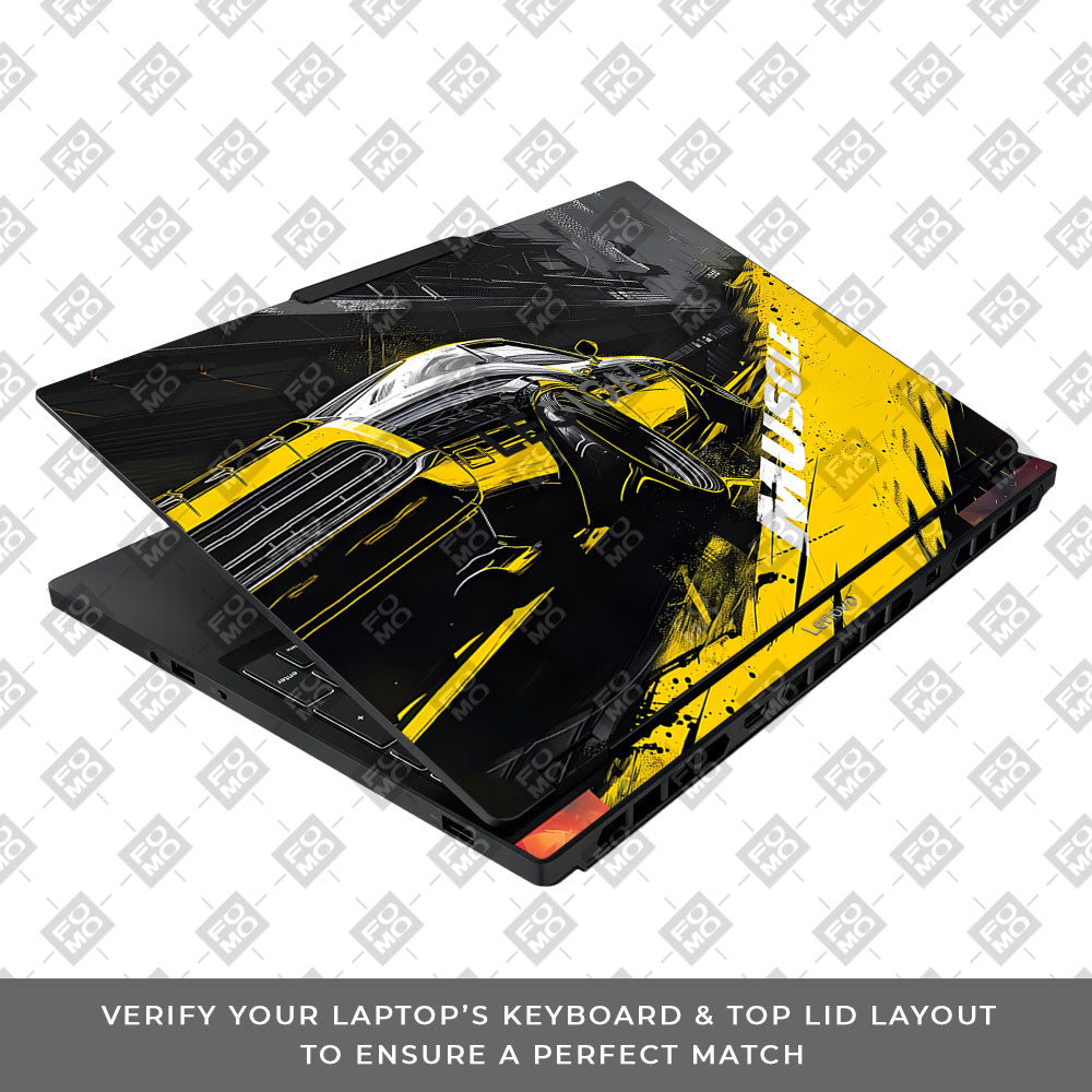Black Muscle Lenovo Legion 5 15IAX10 Laptop Skin