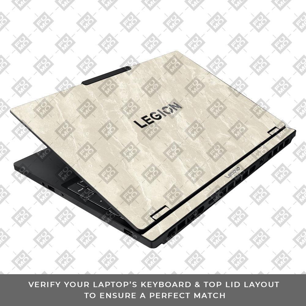 Textured Marble Lenovo Legion 5 15IAX10 Laptop Skin