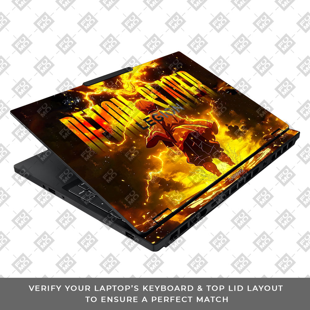 Zenitsu Lightning Strike Lenovo Legion 5 15IAX10 Laptop Skin