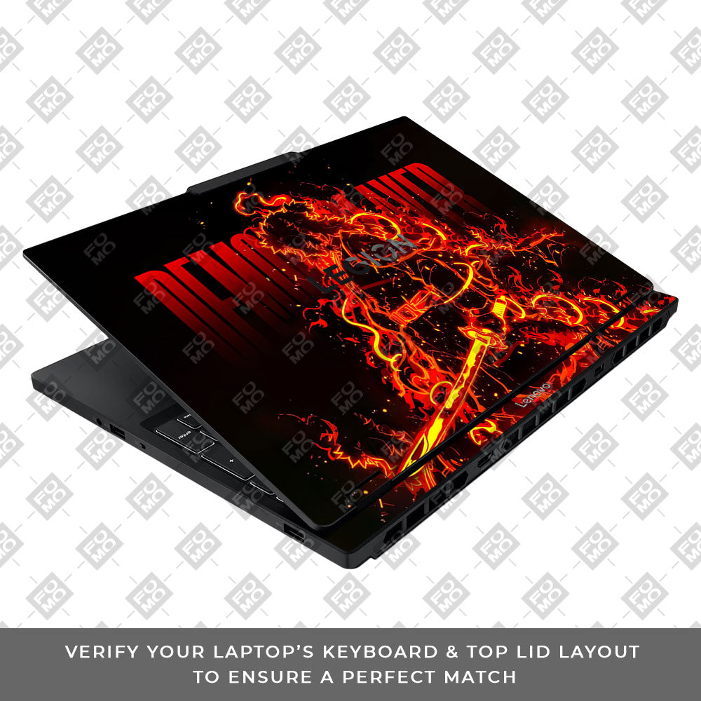 Rengoku Blazing Inferno Lenovo Legion 5 15IAX10 Laptop Skin