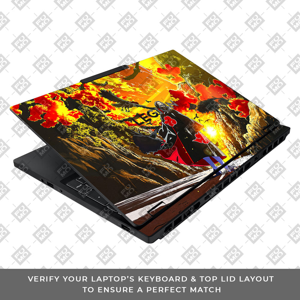 Itachi with Flock of Crows Lenovo Legion 5 15IAX10 Laptop Skin