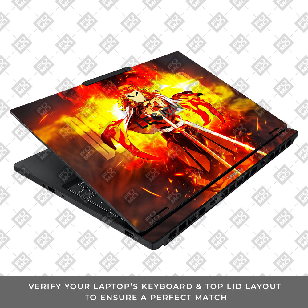 Flame Hashira Rengoku Lenovo Legion 5 15IAX10 Laptop Skin