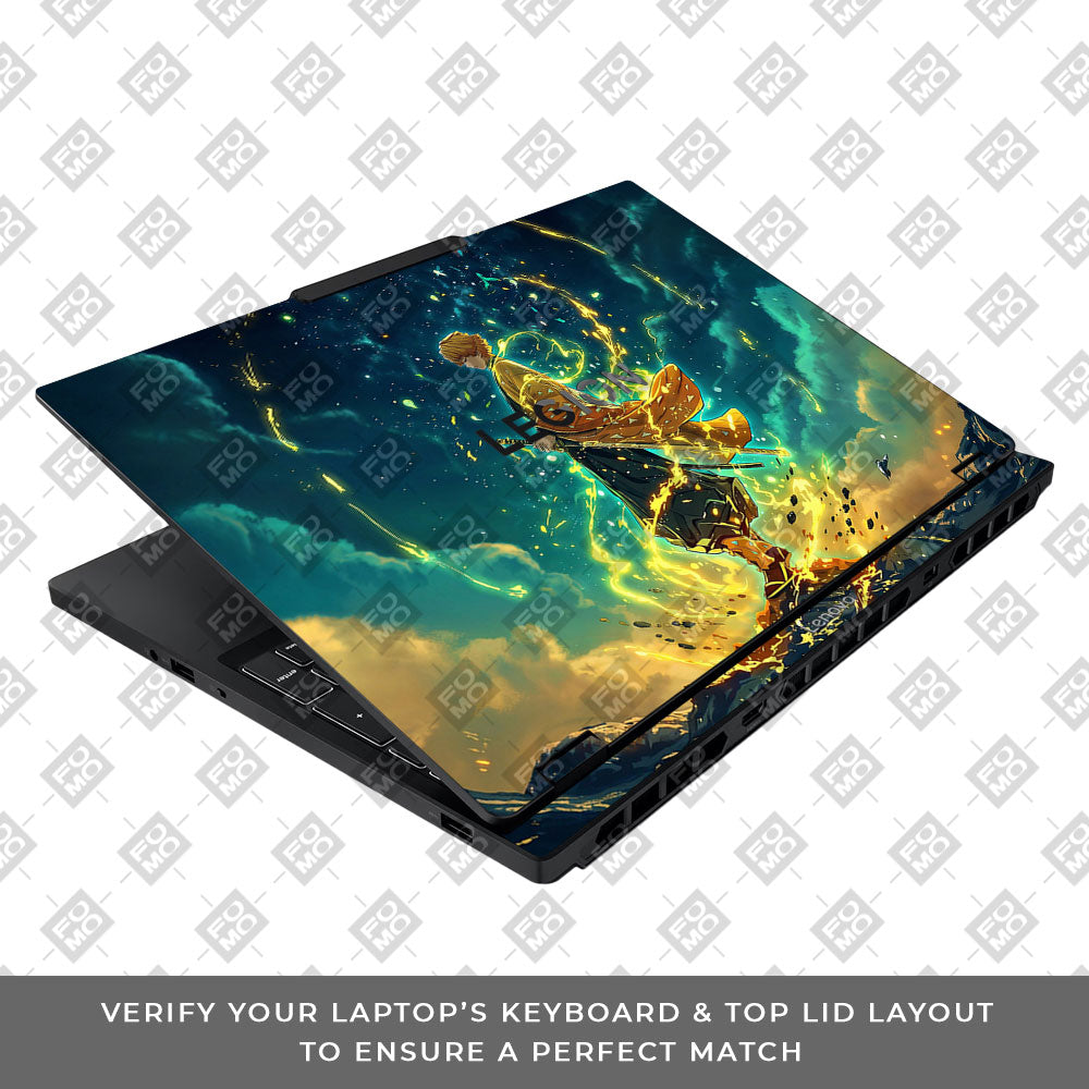 Zenitsu Thunder God Lenovo Legion 5 15IAX10 Laptop Skin