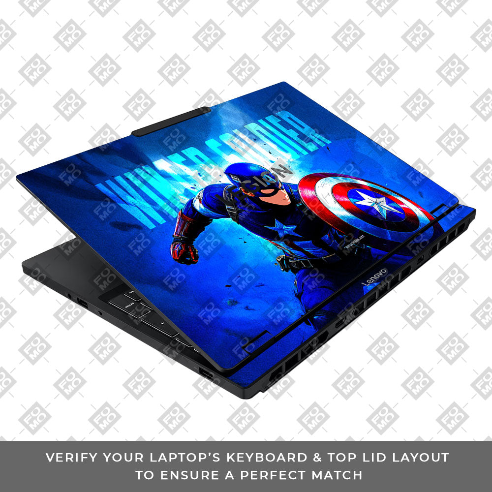 Shield of Justice Captain America Lenovo Legion 5 15IAX10 Laptop Skin