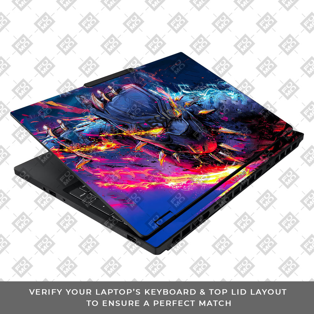 Vibranium Fury Wakandan Charge Lenovo Legion 5 15IAX10 Laptop Skin