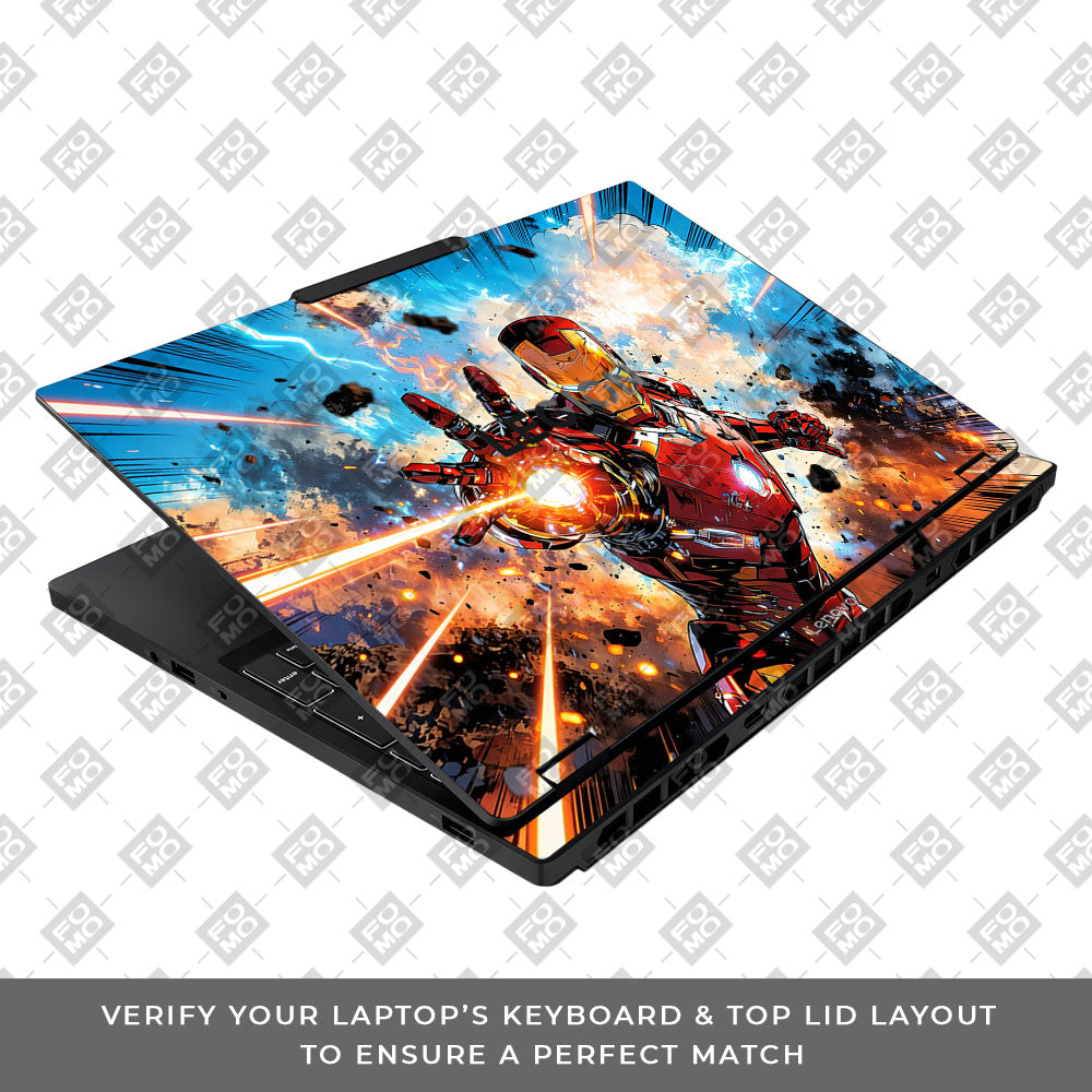 Iron Imapct The Arc Reactor Lenovo Legion 5 15IAX10 Laptop Skin