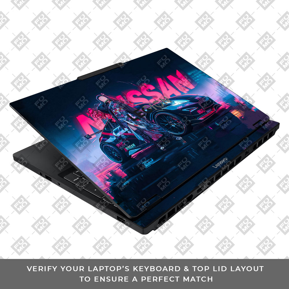 Neon Bloom Nezuko Racer Lenovo Legion 5 15IAX10 Laptop Skin
