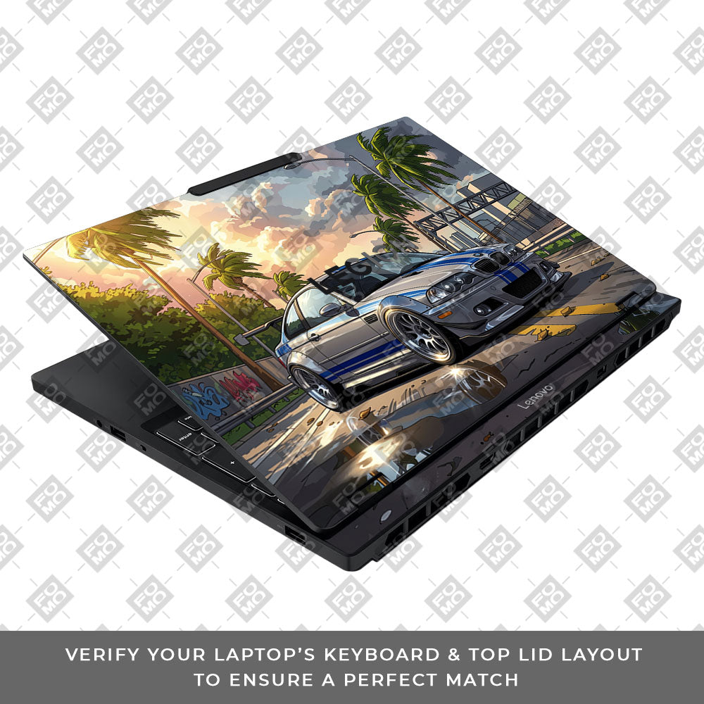 Street Icon BMW E46 Drift Legend Lenovo Legion 5 15IAX10 Laptop Skin