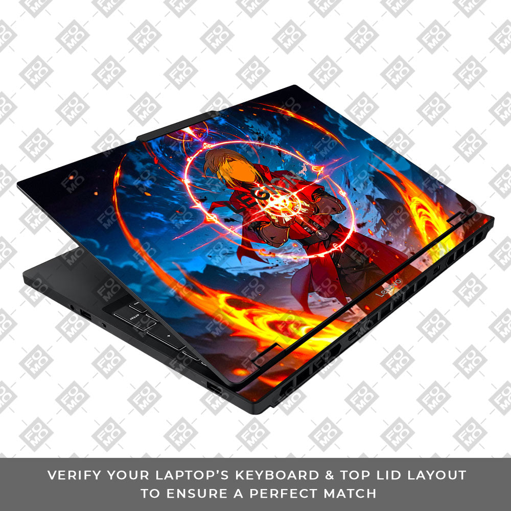 Edward Elric Fullmetal Alchemist Lenovo Legion 5 15IAX10 Laptop Skin