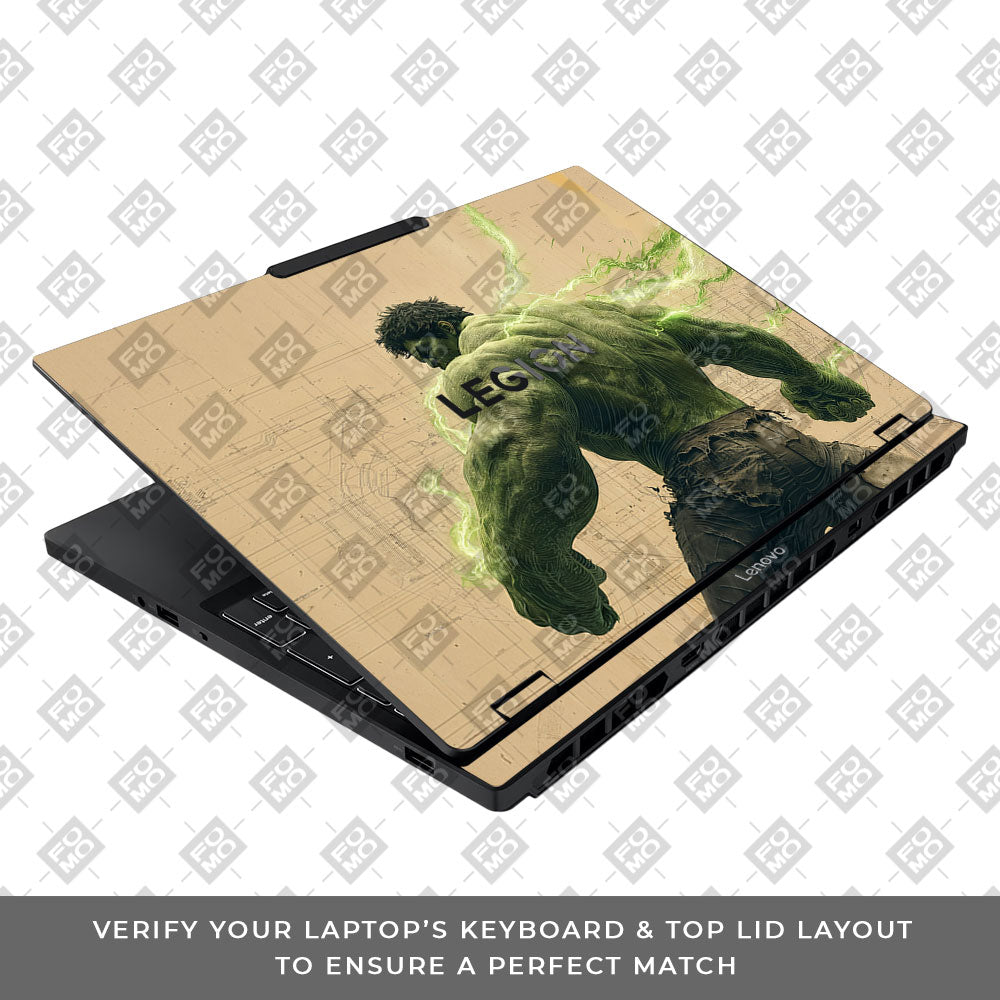 Hulk Unleashed Lenovo Legion 5 15IAX10 Laptop Skin