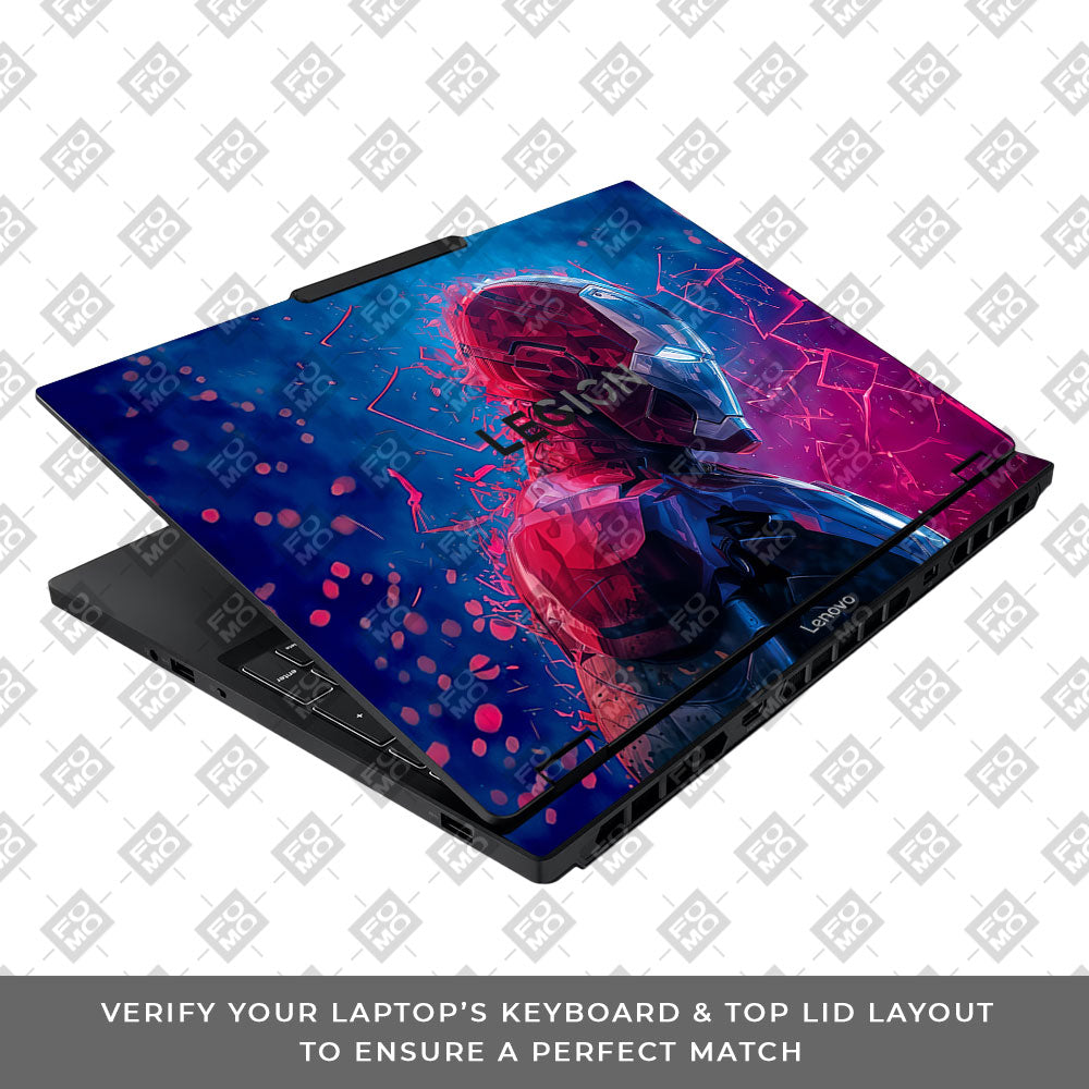 Iron Man Neon Tech Lenovo Legion 5 15IAX10 Laptop Skin
