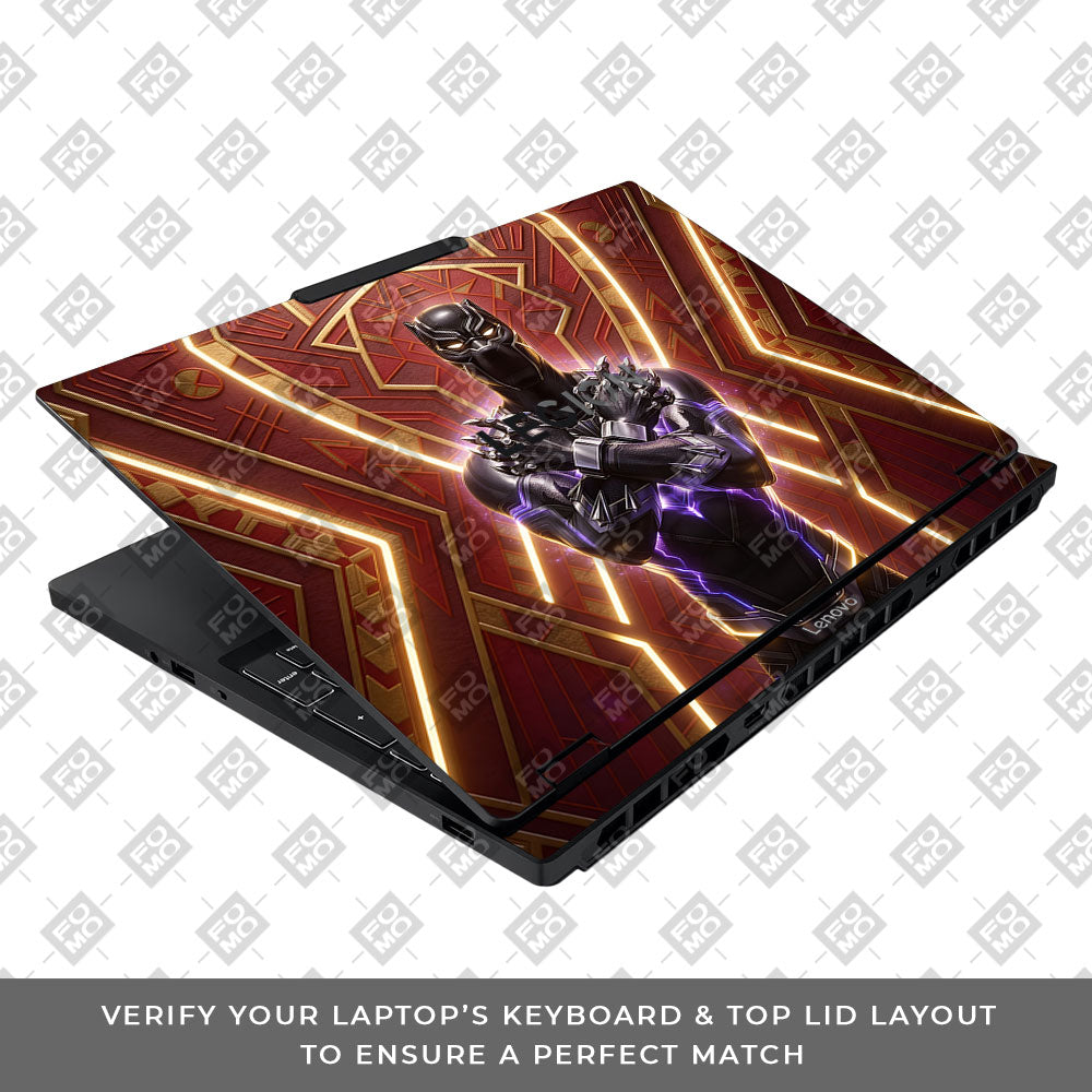 Black Panther Wakanda's King Lenovo Legion 5 15IAX10 3D Laptop Skin