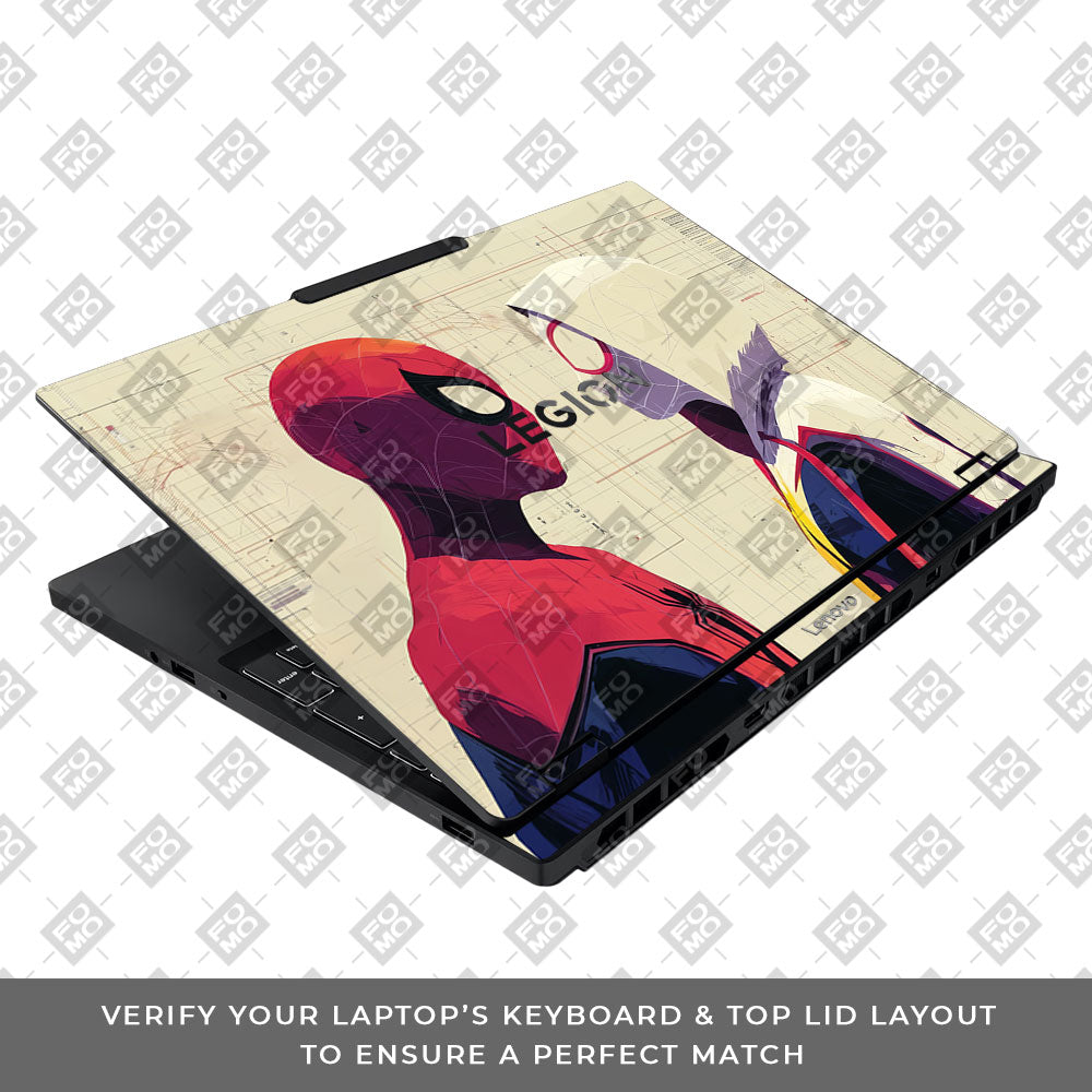 Spider Man X Spider Gwen Lenovo Legion 5 15IAX10 Laptop Skin