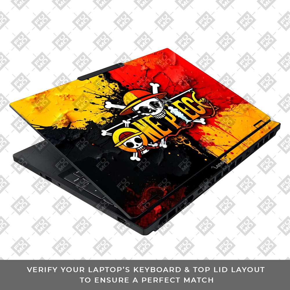 One Piece Paint Splash Lenovo Legion 5 15IAX10 Laptop Skin
