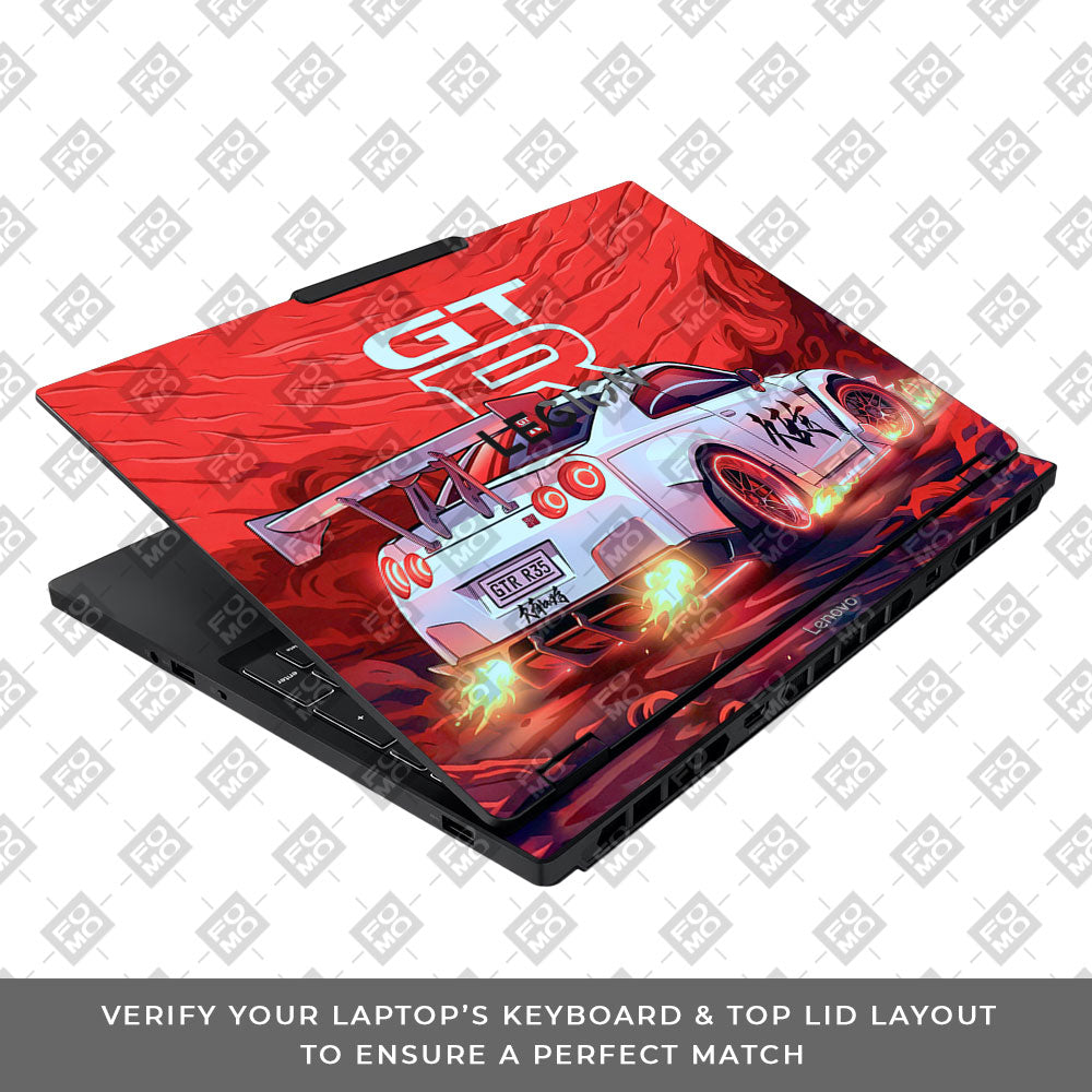 Nissan GTR Turbo Performance Edition Lenovo Legion 5 15IAX10 3D Laptop Skin