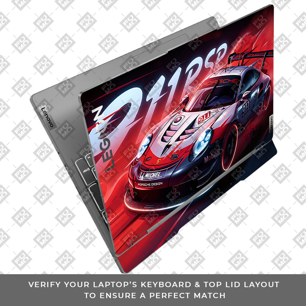 Porsche 911 RSR Lenovo Legion 5 15IRX9 Laptop Skin