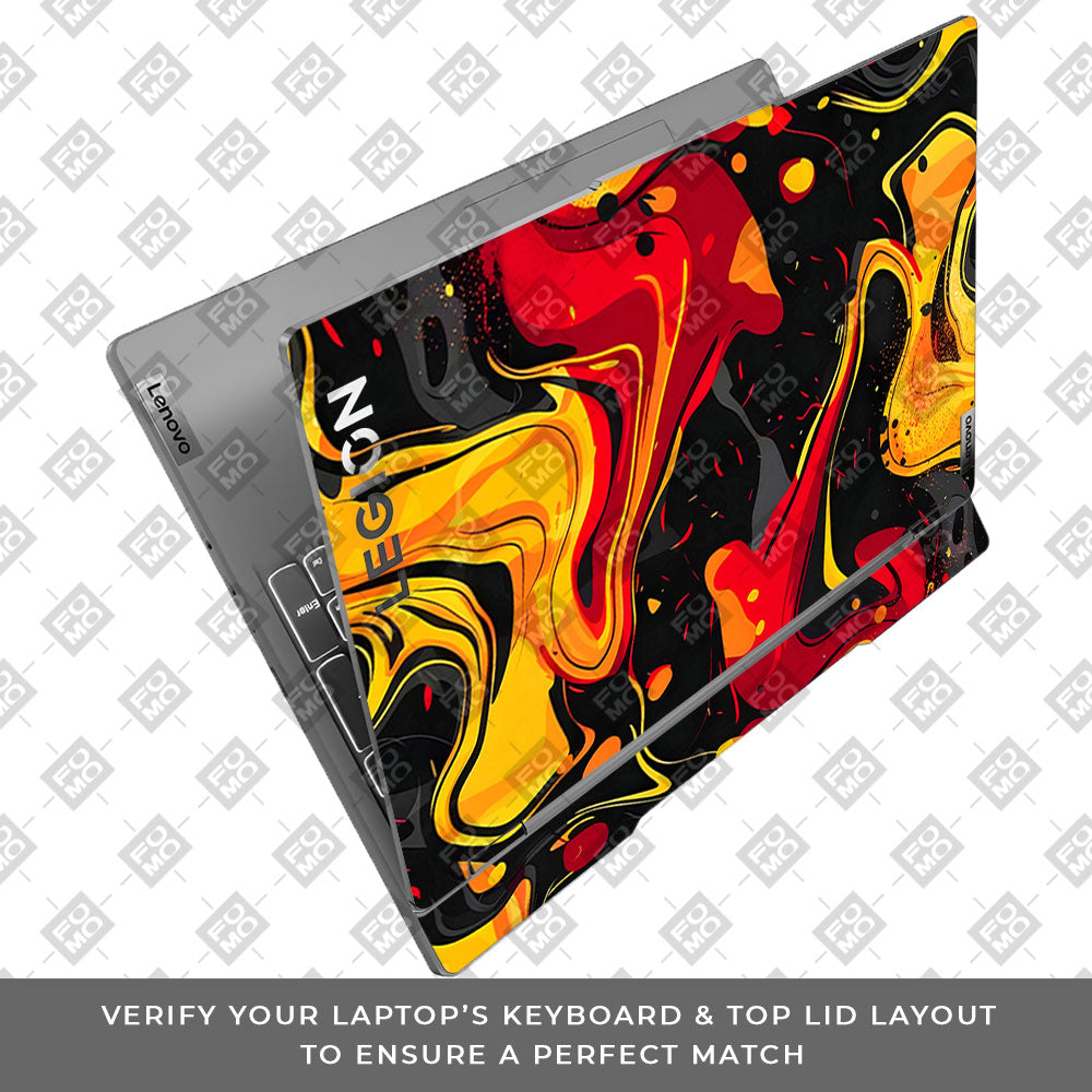 Lava Burst Lenovo Legion 5 15IRX9 Laptop Skin