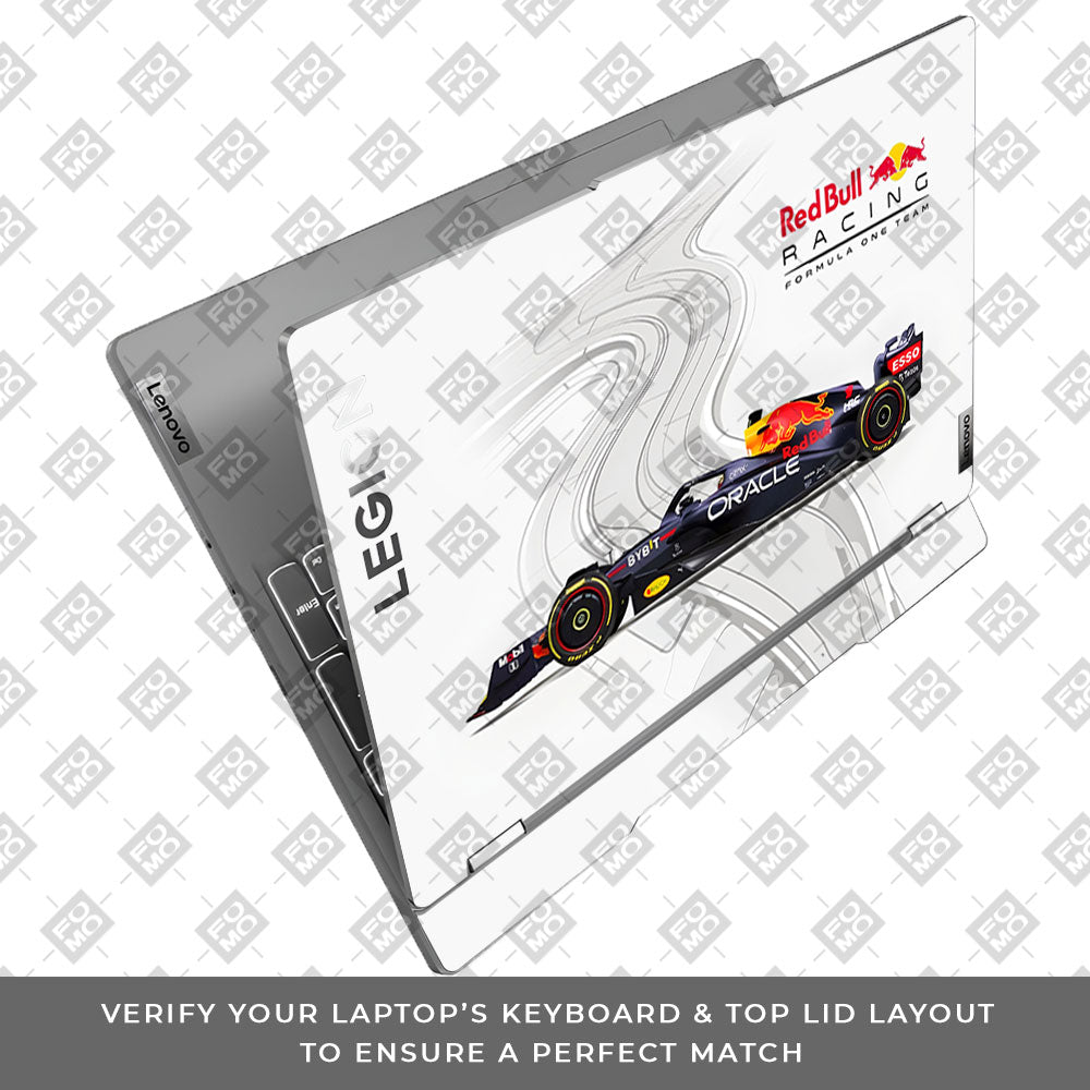 Red Bull Racing in Action Lenovo Legion 5 15IRX9 Laptop Skin