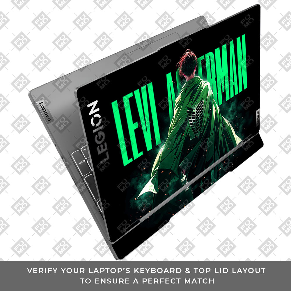 Levi Ackerman Stance Lenovo Legion 5 15IRX9 Laptop Skin