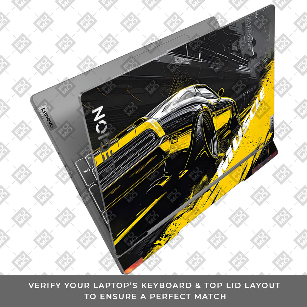 Black Muscle Lenovo Legion 5 15IRX9 Laptop Skin