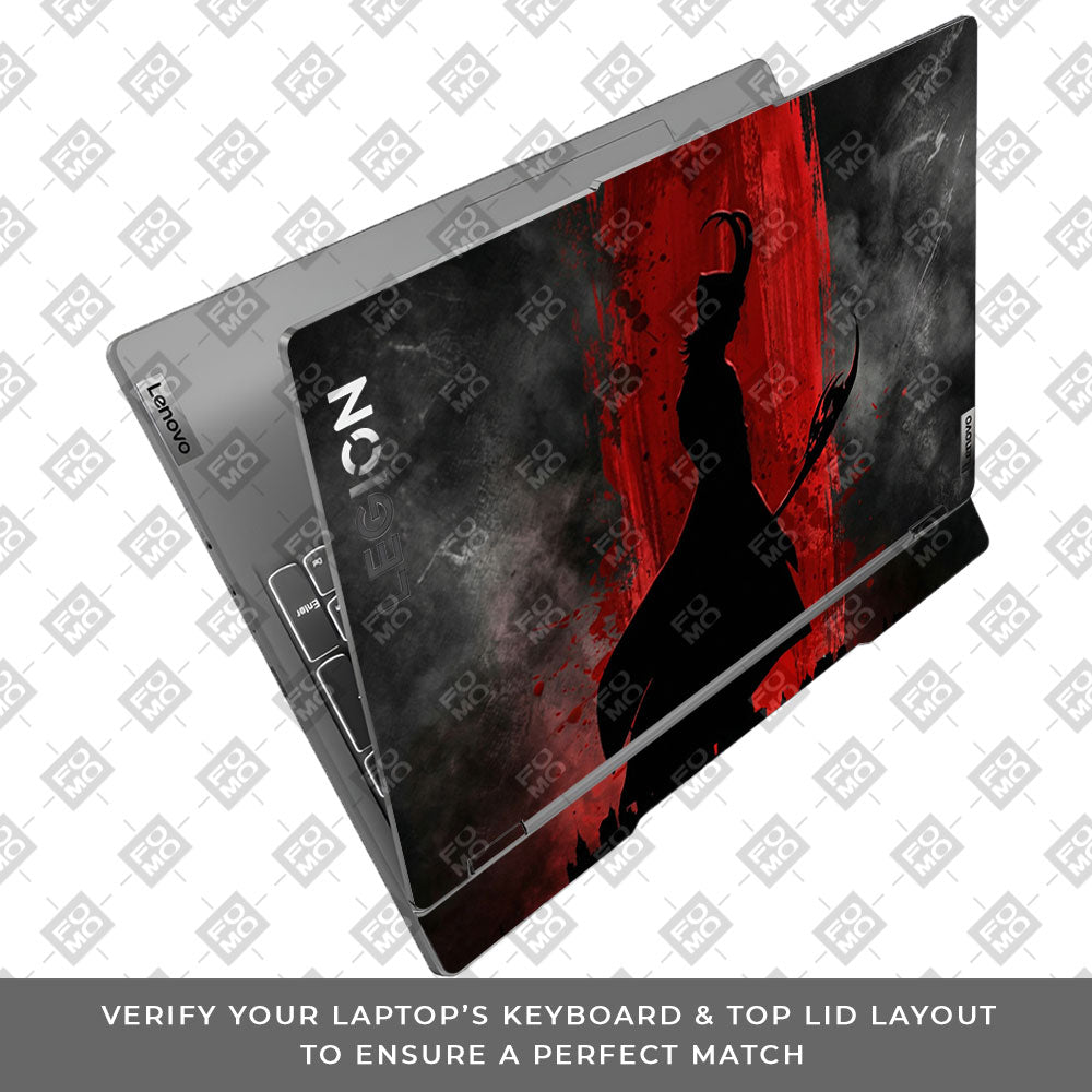 Loki Silhouette Red Strike Lenovo Legion 5 15IRX9 Laptop Skin