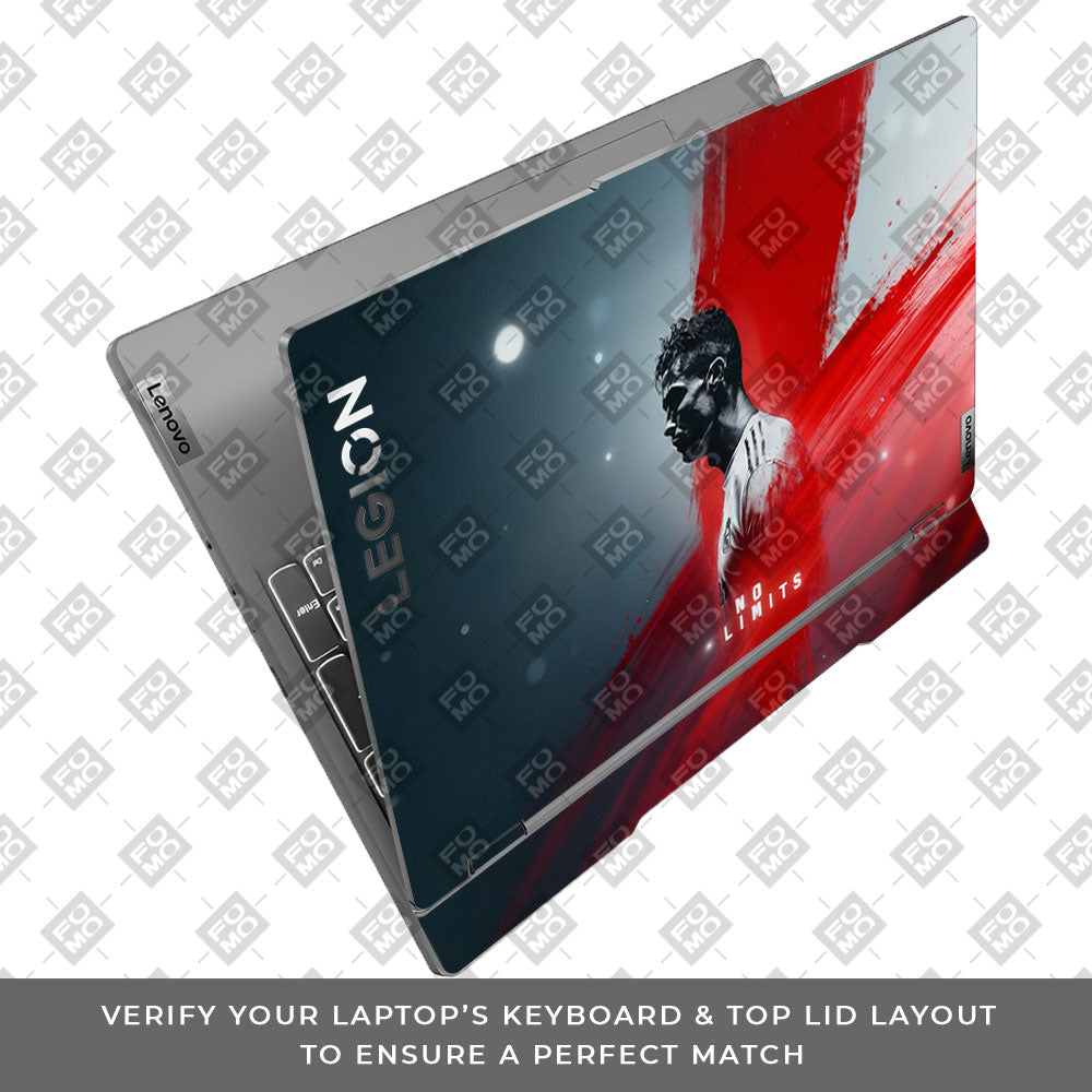 No Limits Ronaldo Spirit Lenovo Legion 5 15IRX9 Laptop Skin