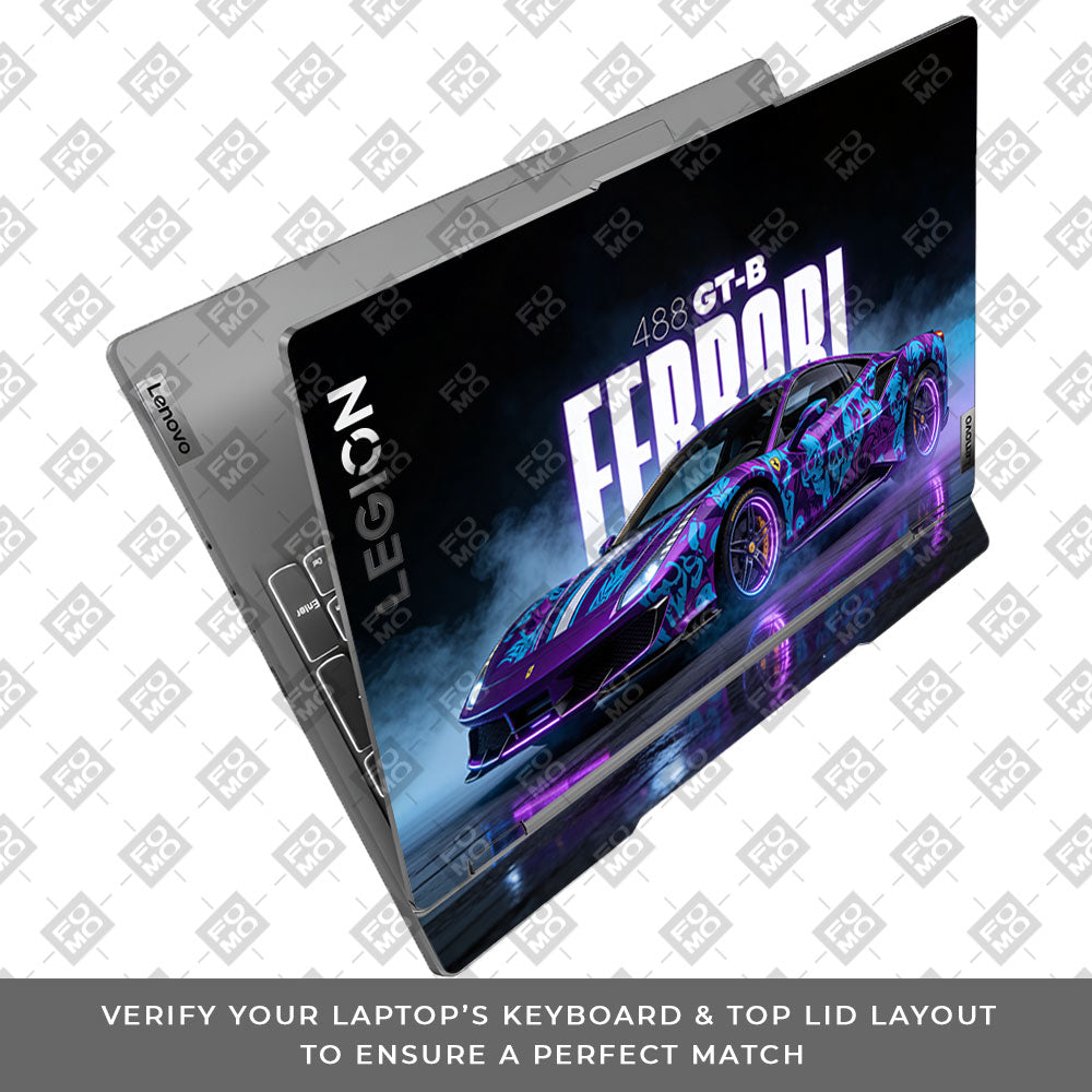 Psycho Drive Ferrari 488 Lenovo Legion 5 15IRX9 Laptop Skin