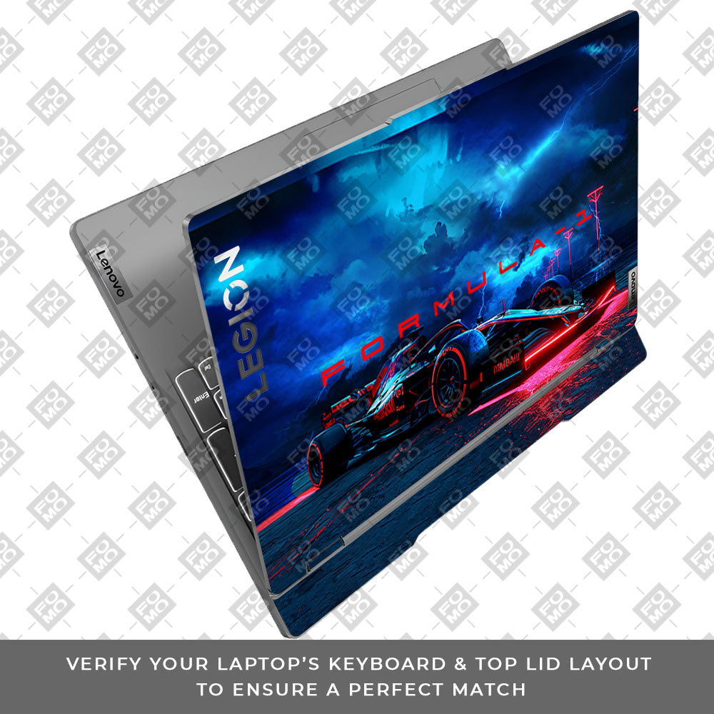 Fututristic Formula 1 Lenovo Legion 5 15IRX9 Laptop Skin